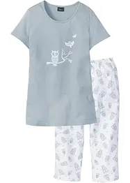 Pyjama avec corsaire et t-shirt, bonprix