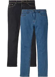 Lot de 2 jeans extensibles Regular Fit Straight, bonprix