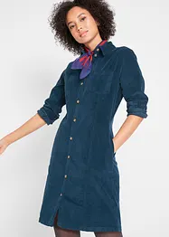 Robe en velours côtelé extensible, bonprix