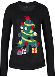 Pull de Noël avec sapin, bpc bonprix collection