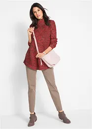 Pull long esprit poncho, manches longues, bonprix