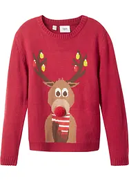 Pull de Noël garçon, bonprix