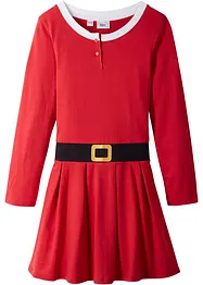 Robe de Noël fille en jersey, bonprix