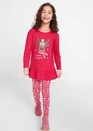 T-shirt de Noël et legging fille (Ens. 2 pces.), bonprix