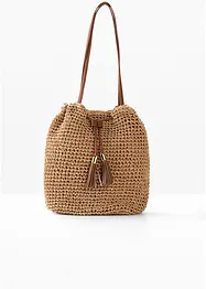 Sac bourse en paille, bpc bonprix collection