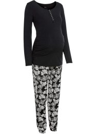Pyjama de grossesse/d'allaitement en coton, bpc bonprix collection - Nice Size