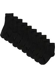 Lot de 10 paires de chaussettes courtes coton, bonprix
