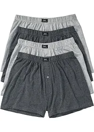 Lot de 4 caleçons amples en jersey, bonprix