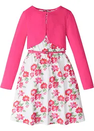 Robe fille + ceinture + boléro fille (Ens. 3 pces.), bonprix