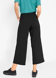 Jupe-culotte en bengaline avec taille large élastique, bonprix