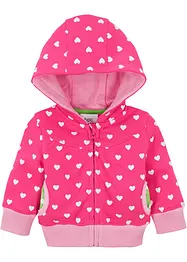 Veste sweat bébé à capuche coton, bonprix