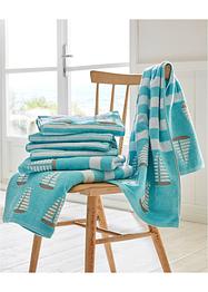Serviette de toilette motif bateau, bpc living bonprix collection