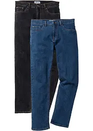 Lot de 2 jeans extensibles Regular Fit, Straight, bonprix