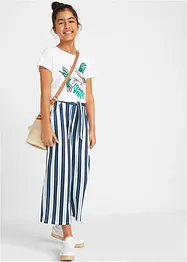 Pantalon palazzo à taille élastiquée, bonprix