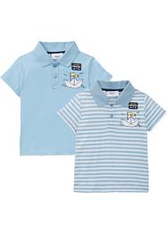 Lot de 2 polos bébé en coton, bpc bonprix collection