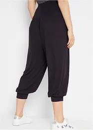 Pantalon sarouel à taille confortable, longueur 3/4, bonprix