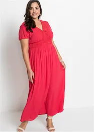 Robe longue estivale à dentelle, bonprix