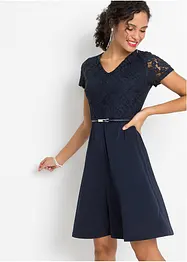 Robe avec ceinture, bonprix