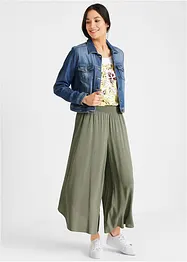 Jupe-culotte longueur mollet en viscose, bonprix