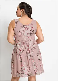 Robe avec mesh imprimé, bonprix