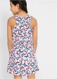 Robe fille en jersey à imprimé papillon, bonprix