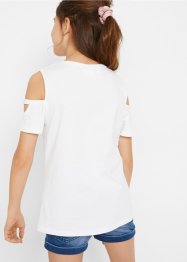 T-shirt fille avec découpes, bpc bonprix collection