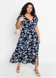 Robe longue imprimée à volants, BODYFLIRT