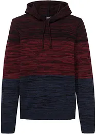 Pull en fine maille à capuche, bonprix