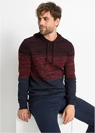 Pull en fine maille à capuche, bonprix