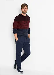 Pull en fine maille à capuche, bonprix