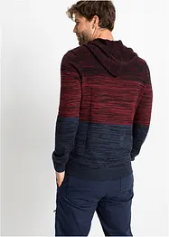 Pull en fine maille à capuche, bonprix