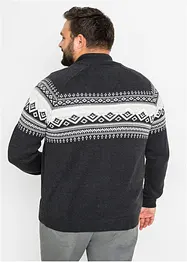 Gilet en maille à motif norvégien, bonprix