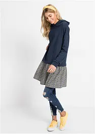 Robe sweat style 2 en 1, bonprix