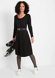 Robe en maille forme évasée, bonprix