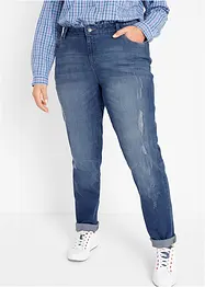 Jean boyfriend mid waist, stretch, bonprix