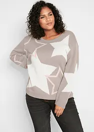 Pull à étoiles, bonprix