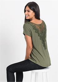T-shirt à empiècement crochet, BODYFLIRT