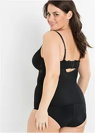Caraco soutien-gorge en matière microfibre lisse, bonprix