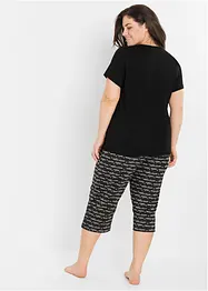 Pyjama corsaire 100% coton, bonprix