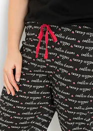 Pyjama corsaire 100% coton, bonprix