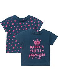 Lot de 2 T-shirts bébé en coton, bpc bonprix collection