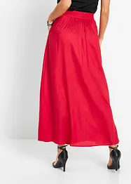 Jupe longue en viscose avec taille élastique et lien à nouer, bonprix