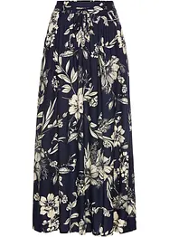 Jupe longue en viscose avec taille élastique et lien à nouer, bonprix