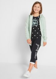 Legging 3/4 fille avec coton, bpc bonprix collection