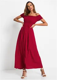 Robe avec détail smocké, bonprix