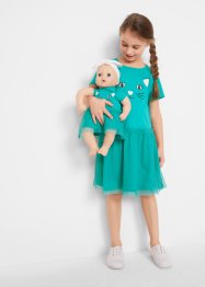 Robe fille et robe de poupée (ens. 2 pces) en coton, bpc bonprix collection
