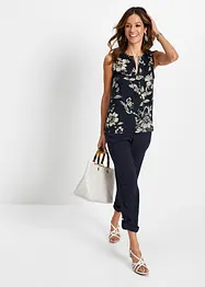 Top en viscose à fleurs, bonprix