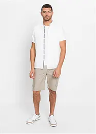 Chemise manches courtes 100% lin, bonprix