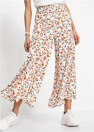 Pantalon palazzo ample à imprimé floral, bonprix