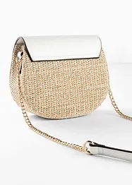 Sac à bandoulière aspect paille, bonprix